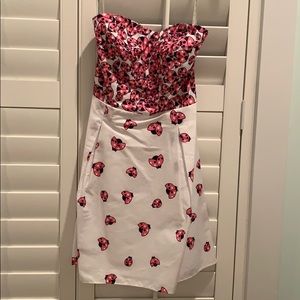 NWT Lilly Pulitzer strapless dress - 6.  Pockets!
